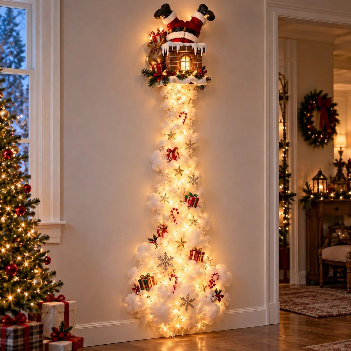 🎄✨ Wall light “Enchanted Christmas Trail” | A touch of Christmas magic after dark