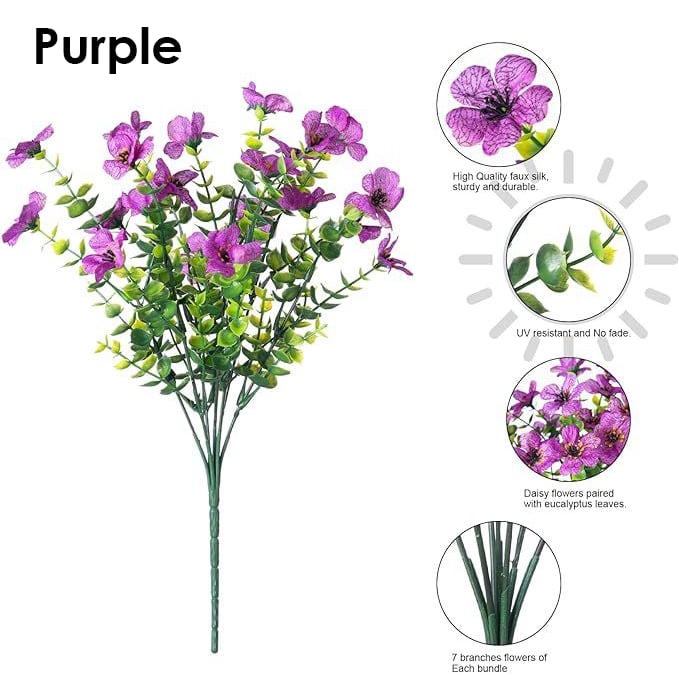 🌸Last Day Promotion!🌺UV Resistant Colorful Artificial Flower