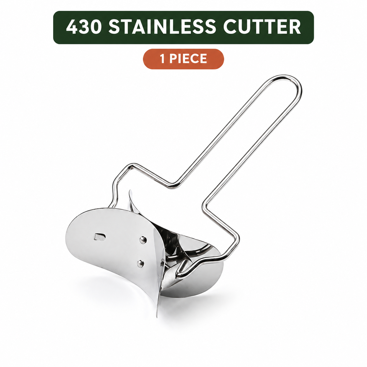 🥟 Stainless Steel Dumpling Maker & Dough Cutter Set – Roll, Fill, Press & Seal with Ease