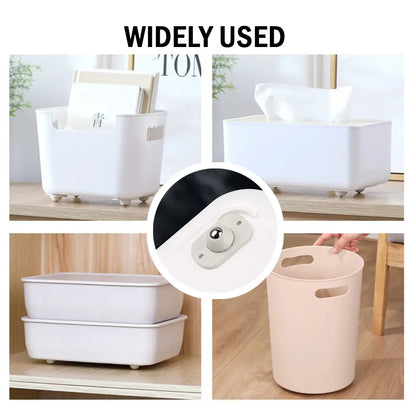 🎁Hot Sales 50% OFF🎁8 Counts Self Adhesive Mini Caster Wheels，360 Degree Rotation,durable,Strong Load Low Noise Self Caster Wheels