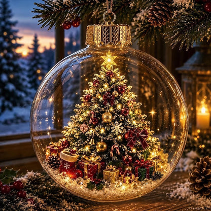 🎄Glowing Christmas Diorama Ornament🎄
