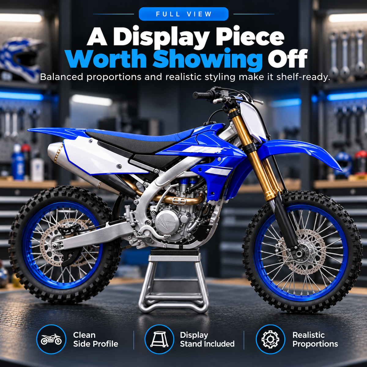 🏁 DIY Motocross Model Kit – Build & Display Your Own Dirt Bike 🏍️