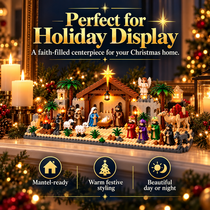 🎄 Nativity Building Advent Calendar ✨| 24 Daily Builds to Create a Complete Christmas Scene 🧱