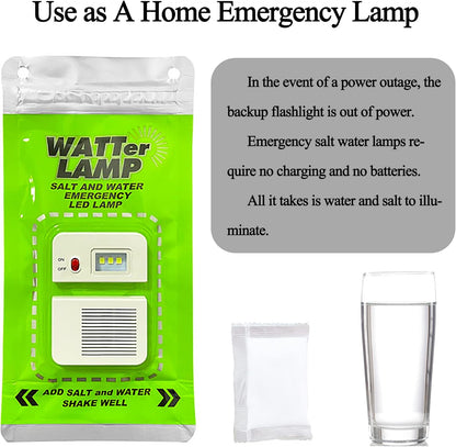 💡 Salt Water Emergency Lamp – No Batteries, No Charging, Just Salt + Water