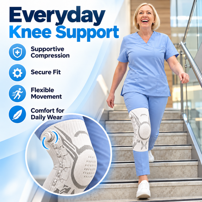 🦵 Adjustable Knee Support Brace – Compression & Stability for Everyday Movement