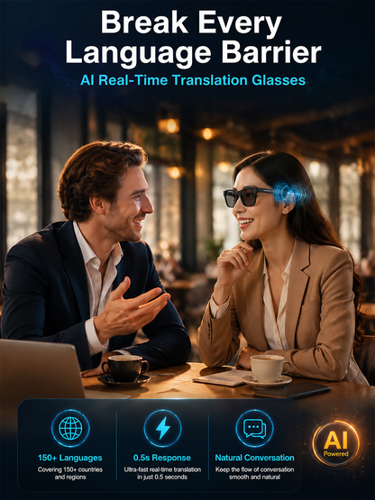 👓🌍 AI Smart Glasses: 100% Offline Translation, Zoom & Explore Smarter 🚀