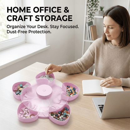 2026 New Divided Spin and Snack Serving Tray