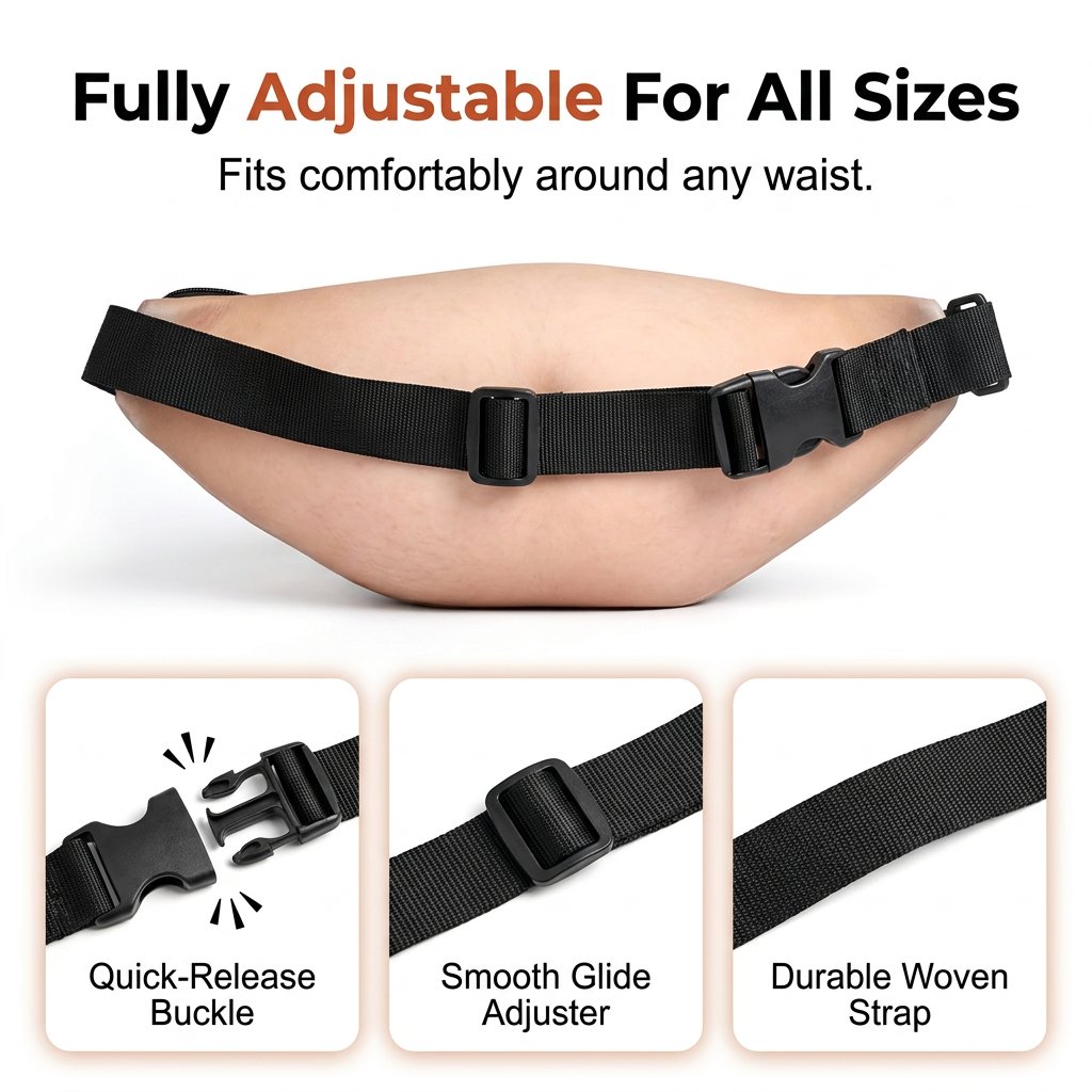 Dad Bag Beer Belly Fanny Pack | Funny 3D Waist Pack