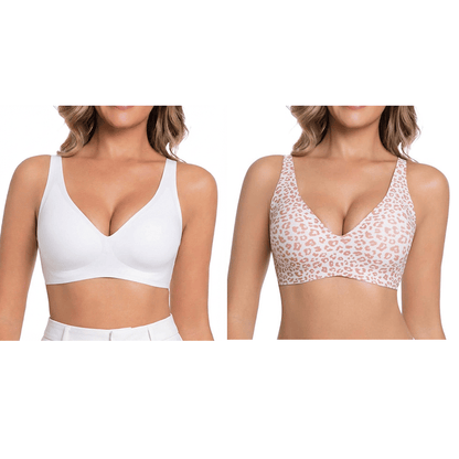 🎁Last Day Buy 1 Get 1 Free🔥Super Firming Wire-Free Push Up V-Neck Bra
