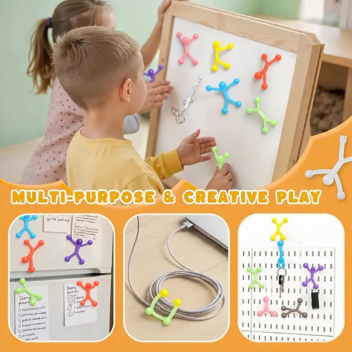 🔥LAST DAY 49% OFF - ✨Unisex Kids' Magnetic Building Set (Set of 10)