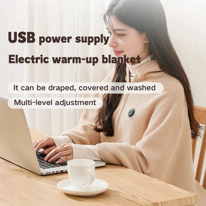 🔥 CozyHeat Wearable Heated Blanket – 3 Heat Levels for Winter Comfort