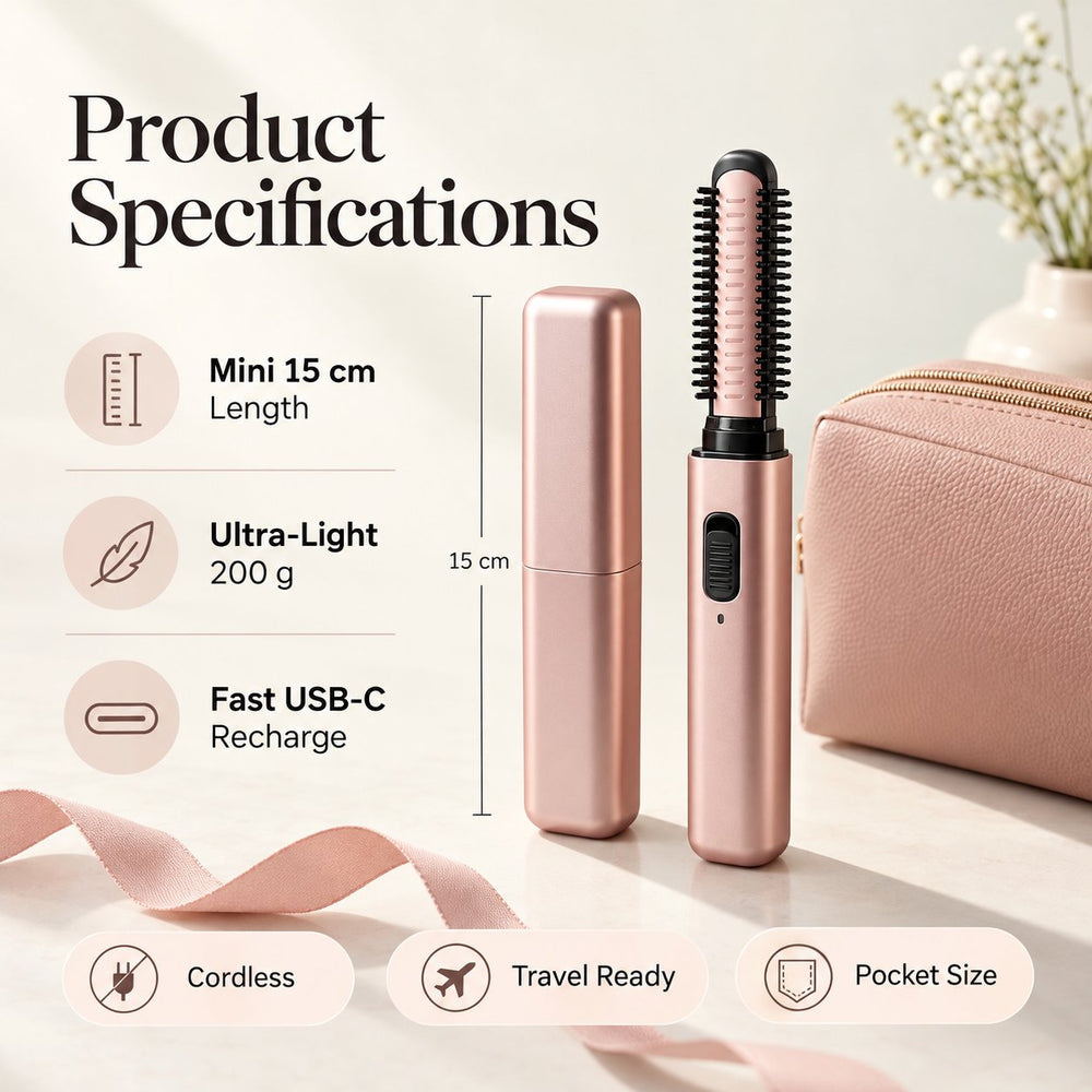 Cordless hair curler specifications