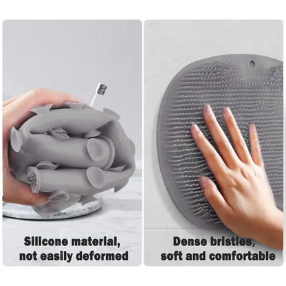 Silicone Shower Foot Scrubber Mat 🚿