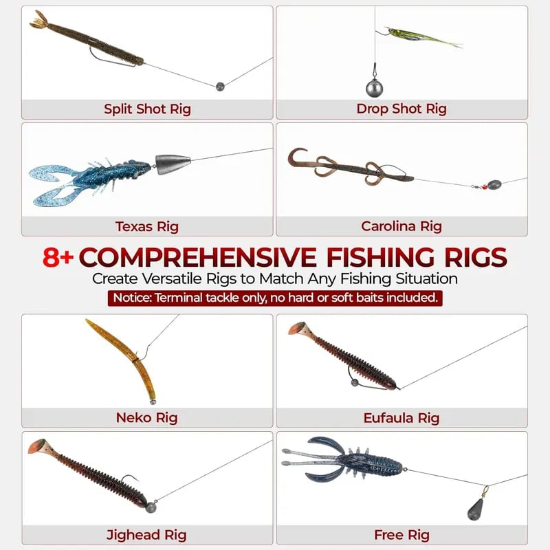 🔥Last Day 49% OFF - 🔥🎣 Fishing Kit – 264PCS Complete Tackle Set with Hooks