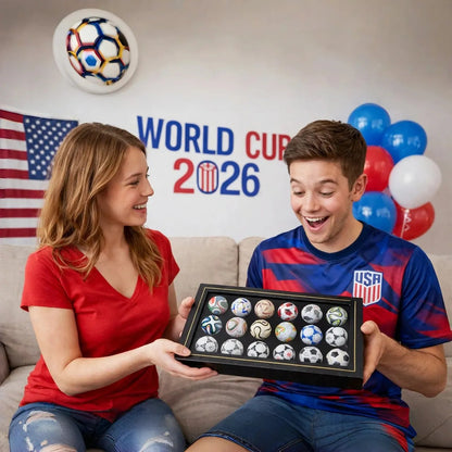 Father's Day Gift ⚽2026 World Cup Sale🔥 Up to 49% OFF! - 🏆 Handcrafted Mini Soccer Ball Collection (1970–2026)