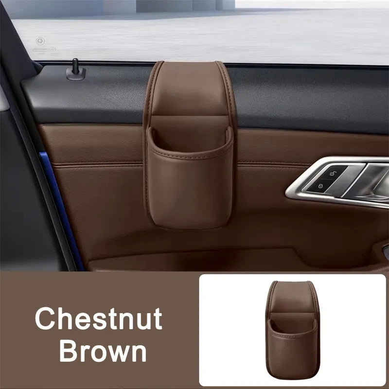 ⚡Car Door Leather Cup Holder