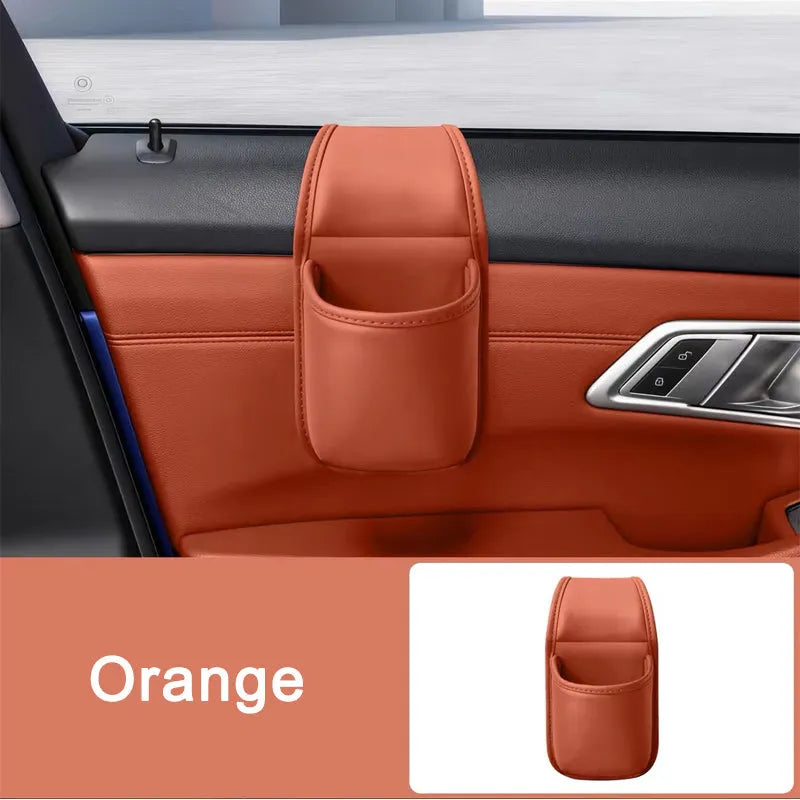 ⚡Car Door Leather Cup Holder