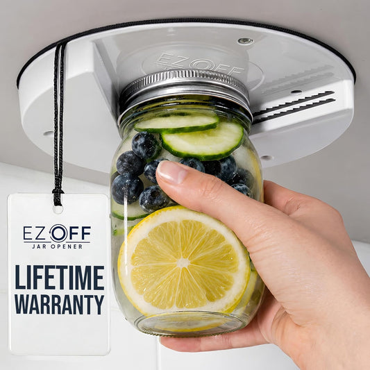 🔥 EZ Off Jar Opener – Under Cabinet, One-Handed, for Seniors & Weak Hands