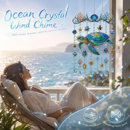 🌊Last Day49% OFF-🔥Ocean Themed Crystal Wind Chime