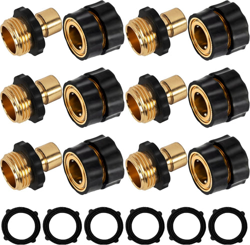 💧 Universal Quick Connect Pro Garden Hose Fittings – Heavy-Duty Reusable Premium Rust-Proof Hose Coupler Set 🛠️