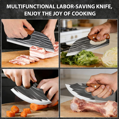 🔥Buy 1 Get 1 Free🎁Premium 2-Piece Kitchen Knife Set – Hand-Forged