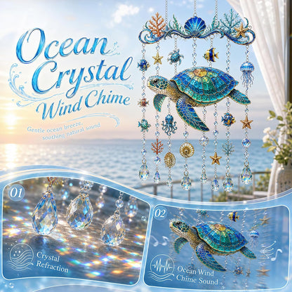 🌊Last Day49% OFF-🔥Ocean Themed Crystal Wind Chime