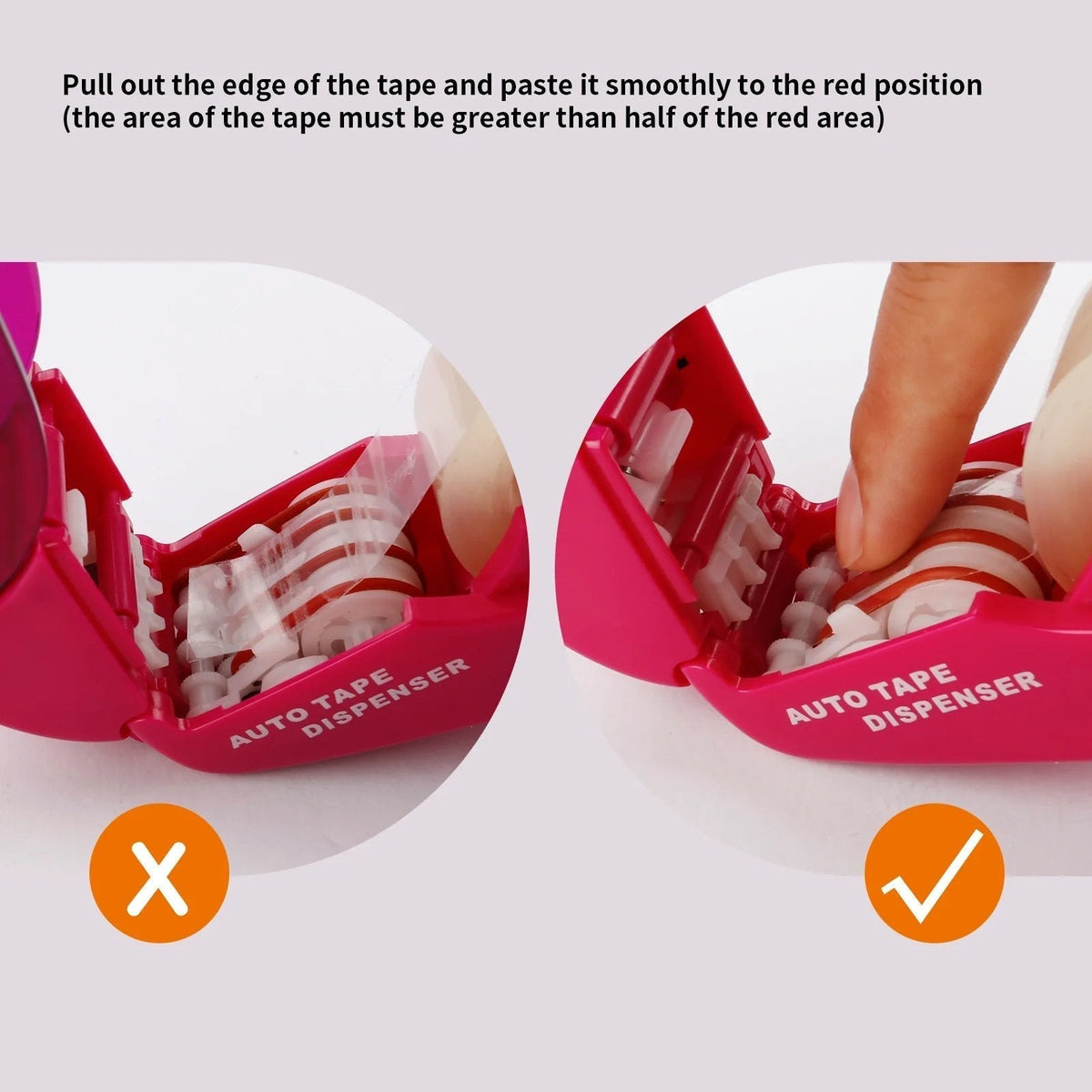 ✂️ One-Hand Tape Dispenser – Stop Reaching for Scissors Every Time