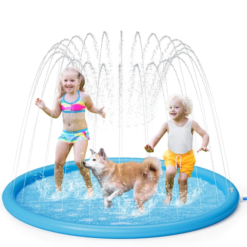 Splash Mat – Anti-Slip Water Play for Dogs & Kids, Summer Fun