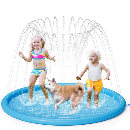 Splash Mat – Anti-Slip Water Play for Dogs & Kids, Summer Fun