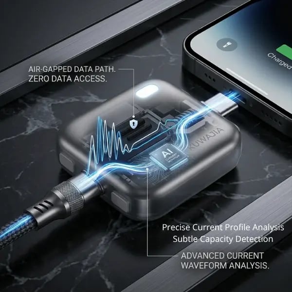 140W Auto-Eject Battery Guard – Smart USB-C Fast Charger