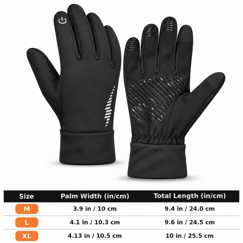 🧤 Unisex Winter Fashion Gloves – Warm Fleece-Lined, Touchscreen-Compatible & Anti-Slip ❄️📱