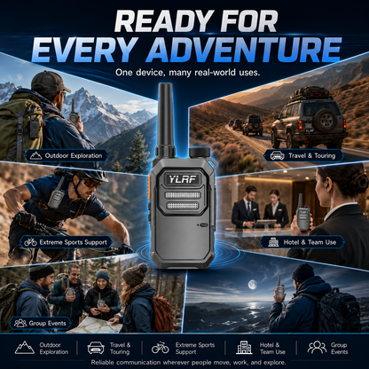 ✨Global Walkie Talkie –Rugged Waterproof Pocket Radio for Hiking & Off-Grid Teams 🌍