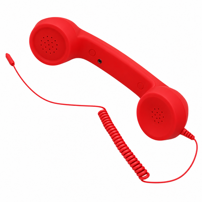 ☎️Retro Phone Handset for Smartphones – Classic Wired Calling Accessory