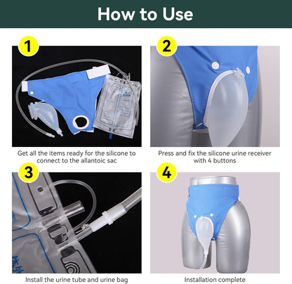 Grade portable reusable urine drainage bag