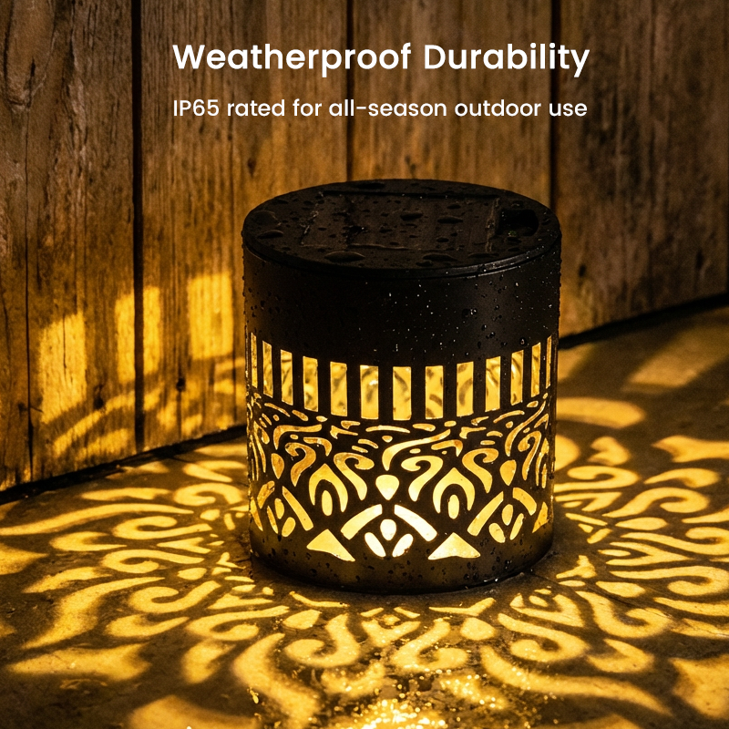 🌞Solar Mandala Light – Stunning Pattern Projection, 2-in-1 Floor & Wall Design