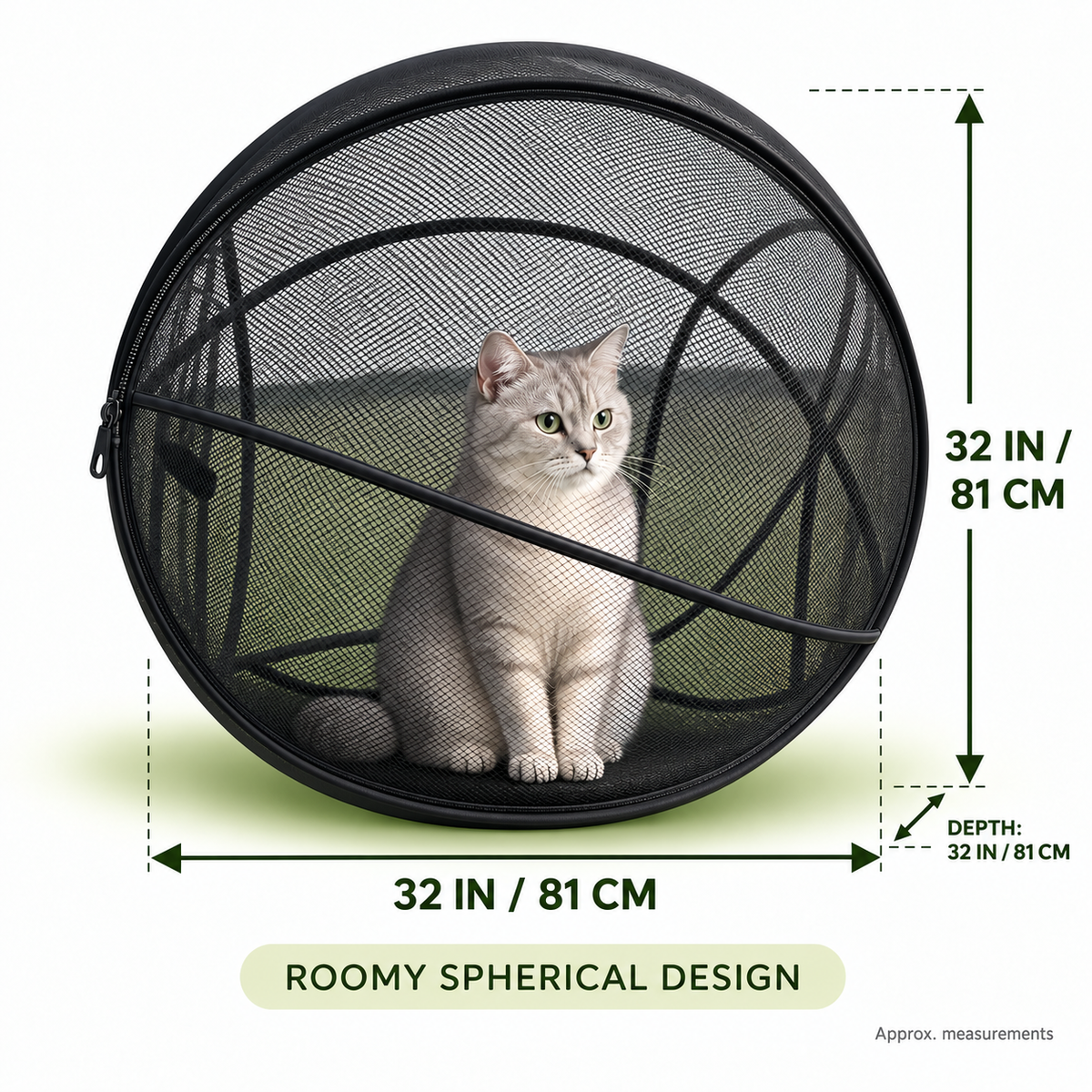 🎉🐱🌿 FreshAir Cat Haven™ – Pop-Up Mesh Playpen🎉