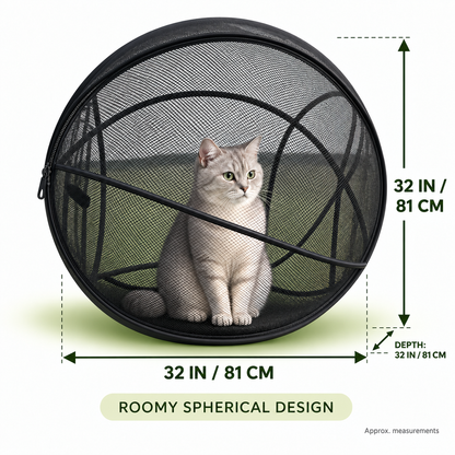 🎉🐱🌿 FreshAir Cat Haven™ – Pop-Up Mesh Playpen🎉