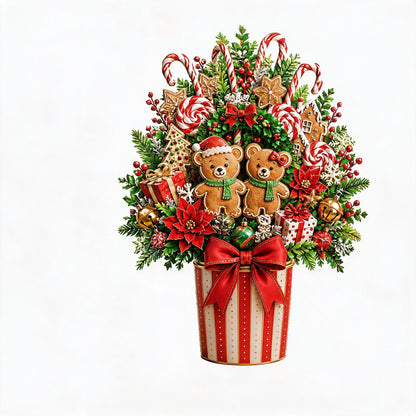 🔥 Pop-Up 3D Christmas Tree Card ✨ Turns Into Freestanding Festive Table Decor🔥