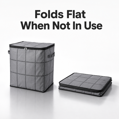 Foldable Storage Bag with Reinforced Handles