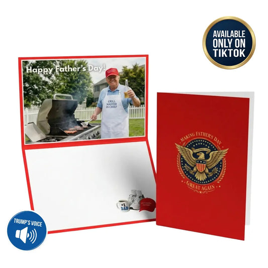 🎙️ Funny Trump Talking Father’s Day Audio Card for Dad