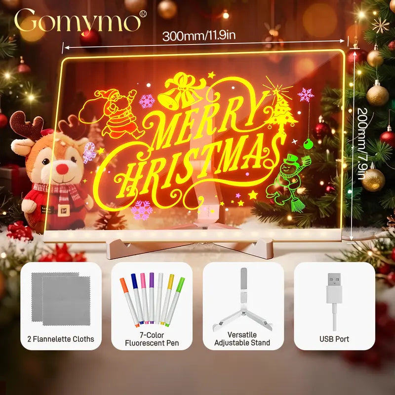 🎨🖌️LED Drawing Board for Kids with Light Effects✨