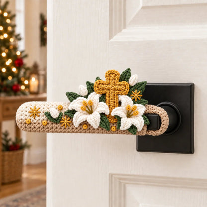 🔥Hand-Crocheted Blessing Door Handle Covers – Warm Handmade Home Decor