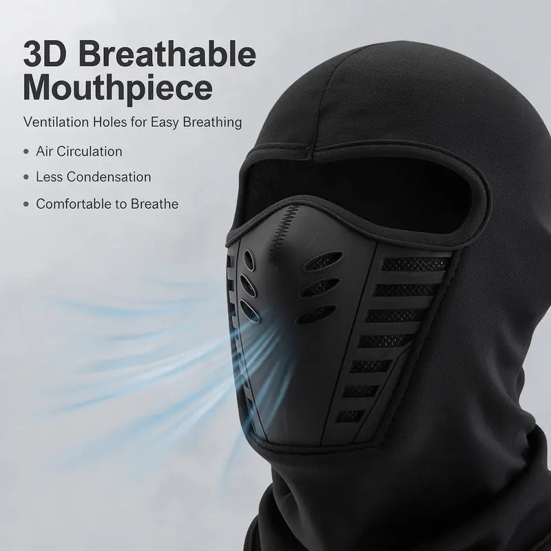 💝🎗️Unisex Fleece Full Face Balaclava Ski Mask - Windproof, Anti-Haze, Soft Sports & Outdoor Hat🎗️