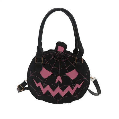 🎃 Spooky Jack-O'-Lantern Pumpkin Crossbody Bag