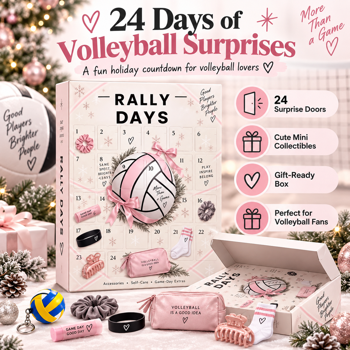 🏐 Rally Days Volleyball Advent Calendar 2026 – 24 Days of Volleyball Surprises