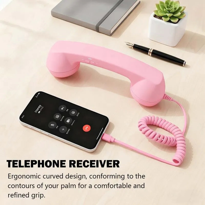 📞Retro telephone handset with Type-C interface