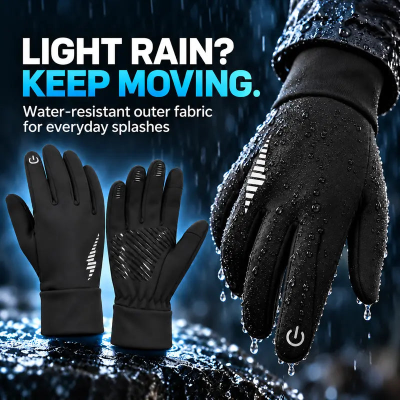 🧤 Unisex Winter Fashion Gloves – Warm Fleece-Lined, Touchscreen-Compatible & Anti-Slip ❄️📱