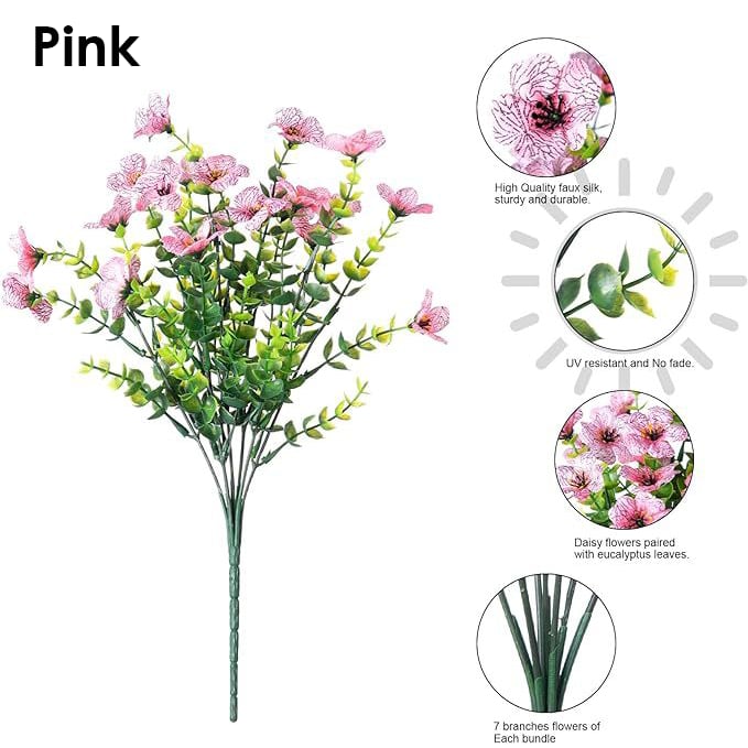 🌸Last Day Promotion!🌺UV Resistant Colorful Artificial Flower