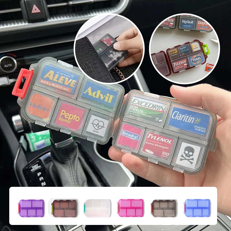 🔥BLACK FRIDAY 49% OFF💥Travel Pill Organizer Box (147 Labels for Customization)