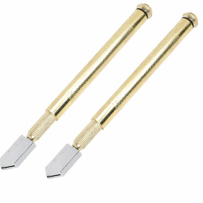 ✨Professional Diamond Glass Cutter with Alloy Handle Roller Wheel